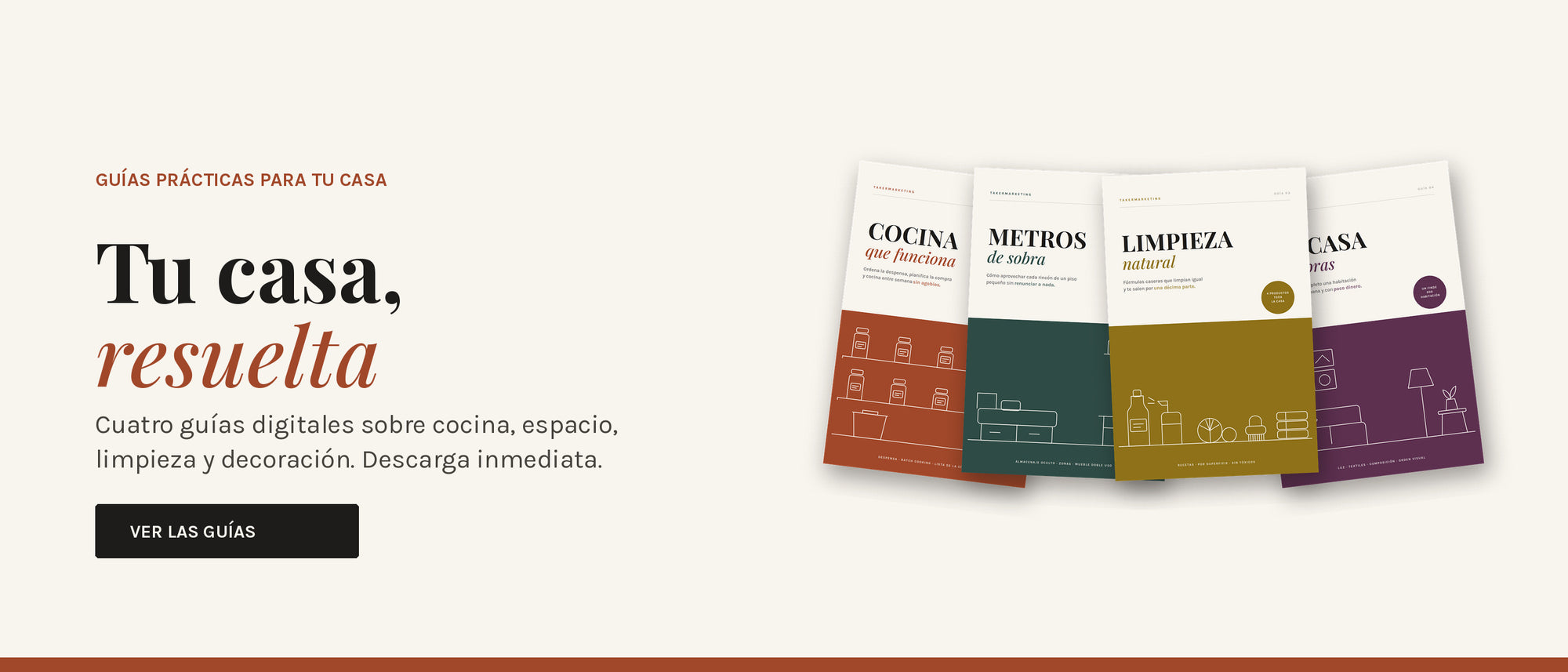 Takermarketing · Guías para organizar tu casa en PDF